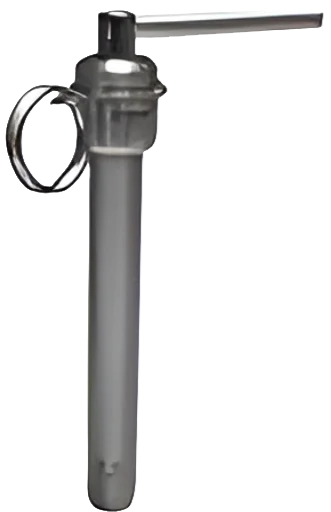 Smart Block Pin button L handle double acting side view