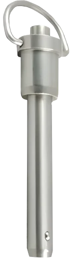 Smart Block Pin button R handle single acting side view